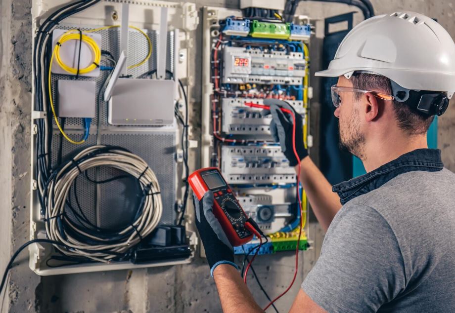 Industrial equipment setup